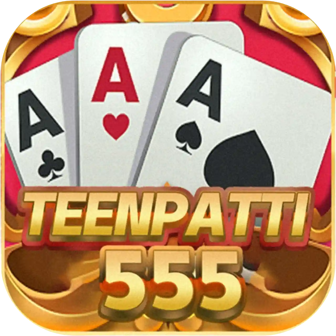 Teen Patti 555 Logo - India Game Download