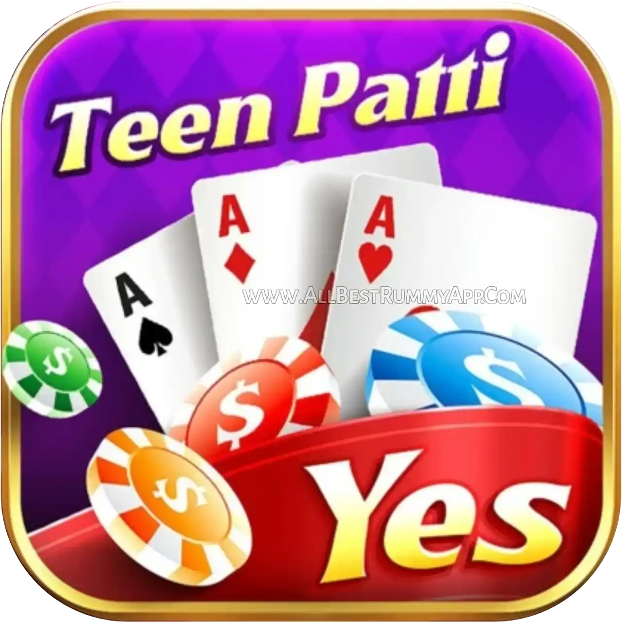 Teen Patti Yes Logo - India Game Download